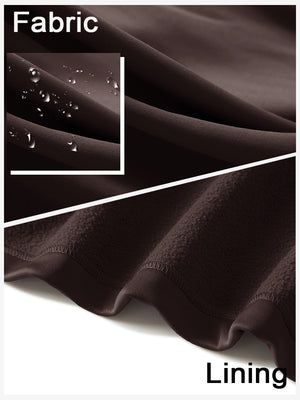 Water Resistant Windproof Fleece Puffer Jacket