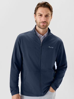 Lightweight Water-Resistant Nylon Blend Jacket
