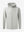 Lightweight water-repellent softshell hooded jacket in glacier grey, clean 3D front view highlighting sleek outdoor design.