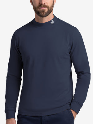 Warm Brushed Mock Neck Golf T Shirts