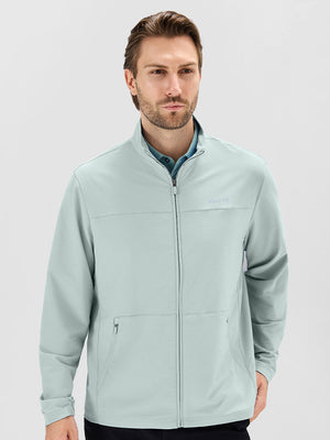 Lightweight Water-Resistant Nylon Blend Jacket