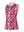 3d rendering of red splatter women's sleeveless q-zip print quick dry golf tops