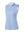 3d rendering of blue plaid women's sleeveless q-zip print quick dry golf tops