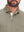 Front view from nose to chest in taupe heather of performance heather contrast collar polo shirts.