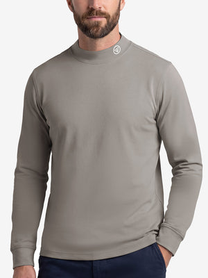 Warm Brushed Mock Neck Golf T Shirts