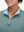 Front view from nose to chest of model wearing dusty blue women's athletic quarter zip tank tops