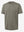 3d view of garment in taupe heather of moisture wicking heather round neck athletic t-shirts.