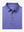 Folded Bluish Violet Everyday Classic Solid Polo neatly laid out for display