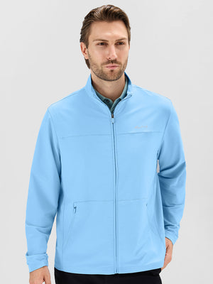 Lightweight Water-Resistant Nylon Blend Jacket