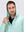 Pin-Stripe Quarter Zip with Hood