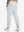 Water Resistant Comfy Fleece Golf Joggers in misty grey, front lower body fit view
