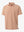 3D angle of ORANGE/CAROLINA BLUE STRIPE Polo showing textured stripe weave