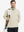 Model wearing light khaki lightweight casual fleece jacket with 5 pockets, hand in pocket, tennis bag
