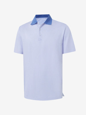 3D render of pink purple diamond premium ribbed collar print polo shirts