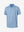 3D render of blue white abstract maze premium ribbed collar print polo shirts