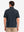 Model back upper body shooting display, lightweight upf50+ short sleeve golf vests jacket in dark grey