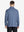 Back half-body view, model showcasing fit of NAVY MELANGE Moisture Wicking Quarter Zip Pullover.