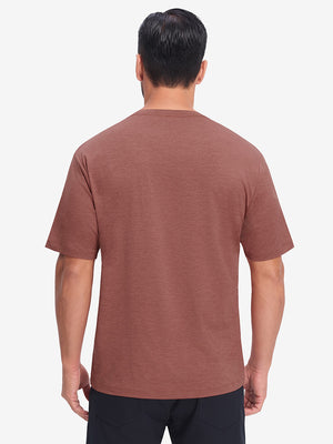 Moisture Wicking Heather Round Neck Athletic T-Shirts