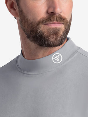 Warm Brushed Mock Neck Golf T Shirts