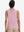 Back upper body shot of model wearing lavender women's athletic quarter zip tank tops