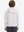 Back upper body view of model wearing youth full print stylish hoodies pullover, white polka dots.
