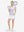 Front full body shot of model playing golf in pink purple rose women's sleeveless v-neck print golf shirts