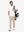 Full body model holding golf equipment, lightweight upf50+ short sleeve golf vests jacket in white