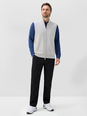 Luxury Wool Blend Full Zip Sweater Vests