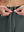 Detail view of elastic waistband on dark grey women's lightweight athletic sweatpants