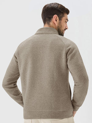 Textured Heather Cozy Quarter Zip
