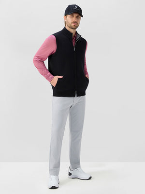 Luxury Wool Blend Full Zip Sweater Vests