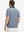 Back upper body shot of model wearing dark blue diamond premium ribbed collar print polo shirts
