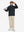 Full body model holding a golf club, styled in youth winter micro-fleece quarter zip pullover with black