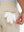 Back pocket detail of Golf Lightweight Fleece Lined Dress Pants in light khaki