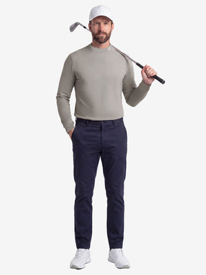 Warm Brushed Mock Neck Golf T Shirts