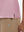 Detail view of hem on lavender women's athletic quarter zip tank tops