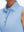 Detail view of cuff on light blue women's 4 buttons golf polo shirts