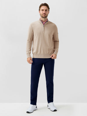 Wool Blend 1/4 Zip Sweater Pullover