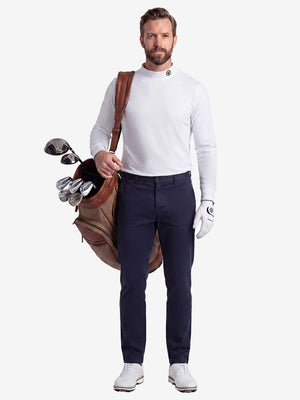 Warm Brushed Mock Neck Golf T Shirts