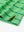 Hem detail of trendy boys stripe polo shirts, fine finish with subtle green stripe touch