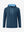 3d digital rendering of the garment, heather midlayer golf hoodies in dark blue heather