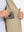 Close-up of inner pocket structure of garment, lightweight upf50+ short sleeve golf vests jacket in khaki