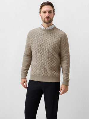 100% Cotton Knit Crew Neck Sweatshirt