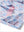 Detail shot of collar and hem of colorful graffiti performance quick dry print golf polos