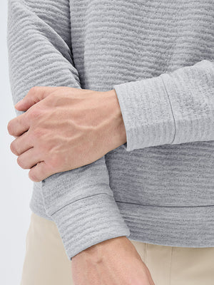 Textured Heather Cozy Quarter Zip