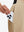 Side view of pocket on light khaki women's lightweight athletic sweatpants