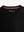 Collar detail close-up in black of men's short sleeve slim fit roma knit t-shirt.