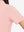 Detail view of cuff on coral powder women's breathable 1/4 zip pullover golf shirts