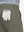 Detail view of back pocket on tea brown straight fit lightweight dress golf pants