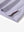 Detail view of hem on light purple white comfy breathable pin-stripe texture golf polos